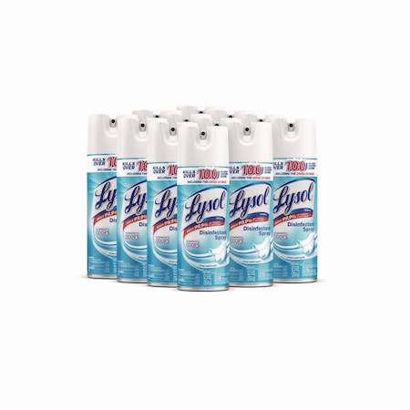 Lysol Disinfectant Spray, Crisp Linen Scent, 12.5 oz Aerosol Spray, 12PK 19200-74186